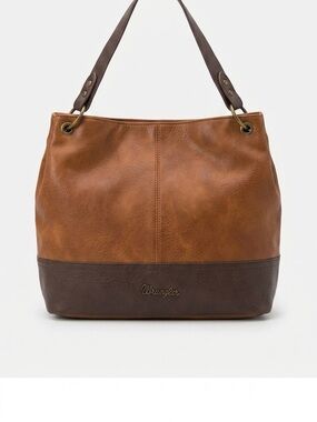 Wrangler Two-Tone Brown Shoulder Bag